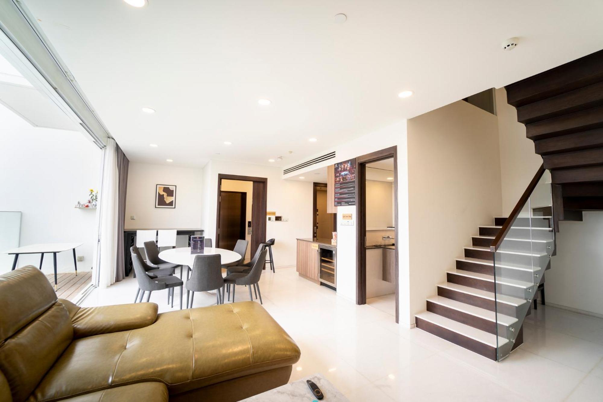 Serenity Saigon Sky Villas - Free One Way Airport Shuttle Bandar Ho Chi Minh Luaran gambar