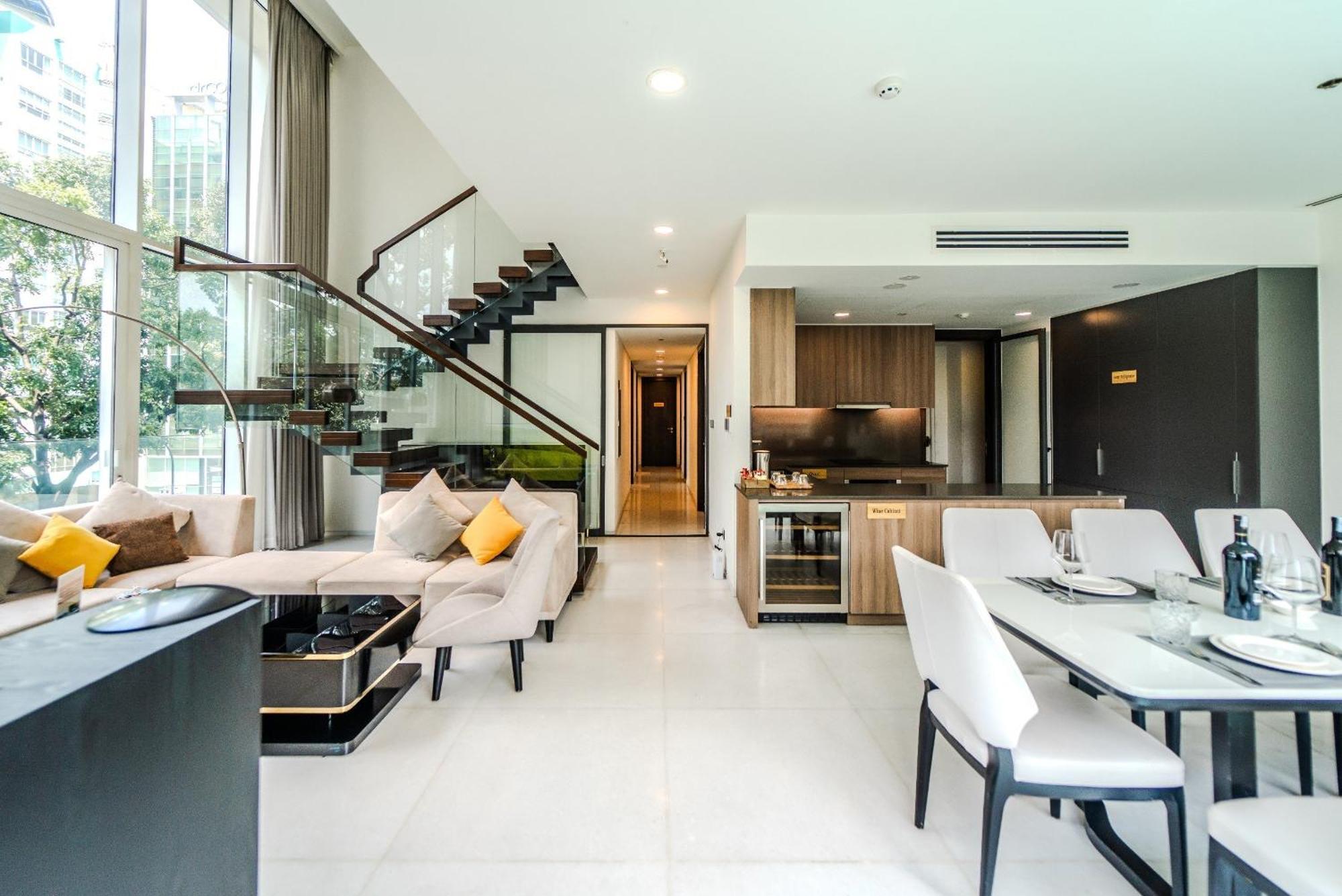 Serenity Saigon Sky Villas - Free One Way Airport Shuttle Bandar Ho Chi Minh Luaran gambar